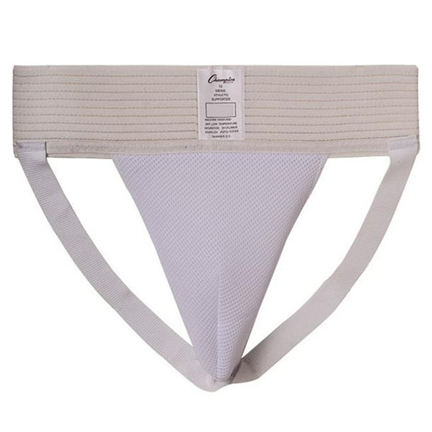 Mens Athletic Supporter, White - Large 
