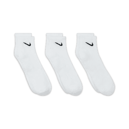 ナイキ（NIKE）（メンズ、レディース）エブリデイ クッション アンクルソックス 3足組 SX7667-100SP19 ホワイト