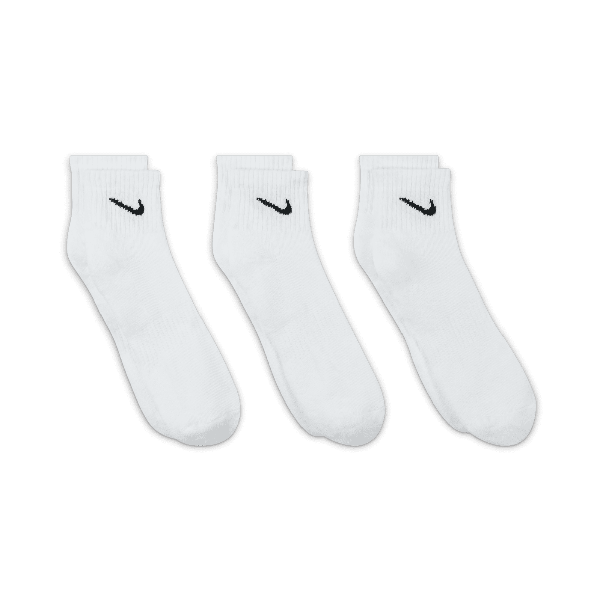 Nike Everyday Cushioned Ankle Training Socks White 3-Pack photo 4