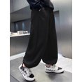thumbnail image 5 of KAOOCXU Simple Trousers For Boy Printing Medium And Large Age Child Casual Sweatpants Wide Leg Pants Skin Friendly Hip Hop Streetwear, 5 of 7