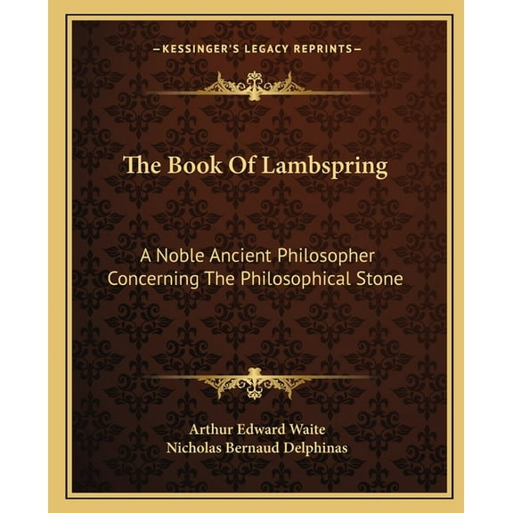 The Book Of Lambspring, (Paperback)