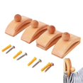 thumbnail image 4 of 4pcs Tapestry Hanger, Quilt Wall Hangers Wooden Quilt Wall Rack Wall Clips For Hanging Blanket Clip, 4 of 5