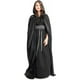thumbnail image 1 of Capa negra con capucha, capa de terciopelo, disfraz de vampiro para mujeres, hombres y adultos para carnaval, disfraz de cosplay de Halloween, 1 of 5