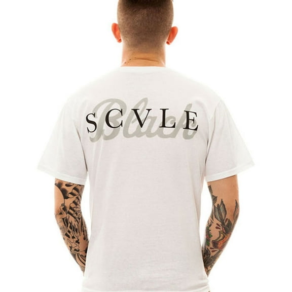 Mens The Rebel X Script X Logotype Graphic T-Shirt white S