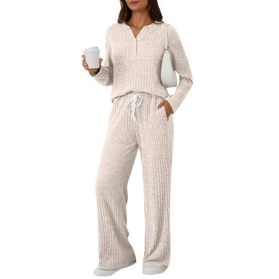 BILIKEYU Women's 2 Piece Sets Matching Suits Pajamas, Lounge Sets for Women, Womens Sweatsuits 2 Piece Set, Womens Pajamas