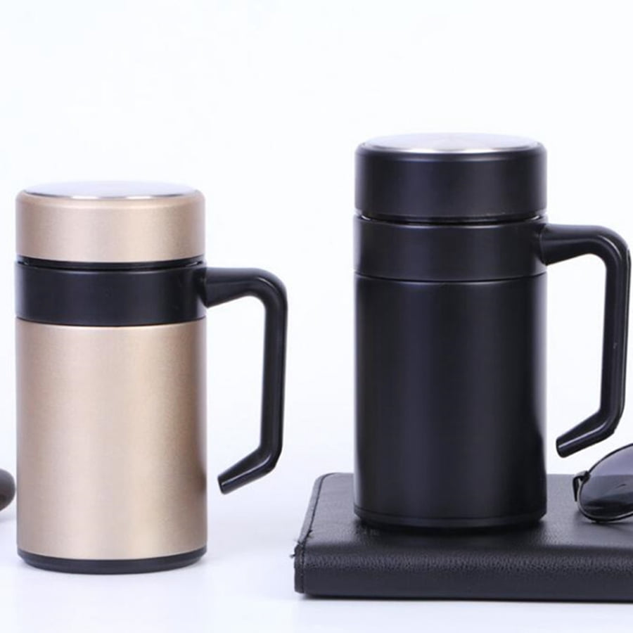 500ML Thermal Mug Stainless Steel Vacuum Flasks with Handle Thermocup