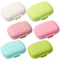 thumbnail image 4 of Convenient Medicine Case Travel Size Medicine Containers Multi-Grid 11X8CM Portable 6Pcs, 4 of 5