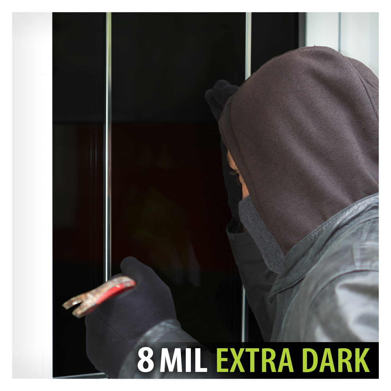 BDF S8MB05 Security and Daytime Privacy 8 Mil Black 5 (Very Dark) Window Film 36in X 12ft