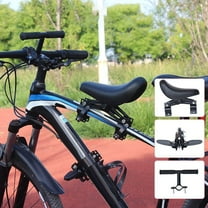 Dujiujun 1 Set Kids Bike Seat Front Mounted Bike Seat Handlebar Foot Pedal Detachable Toddler Child Road Mountain Bicycle Front Seat Bike Accessories