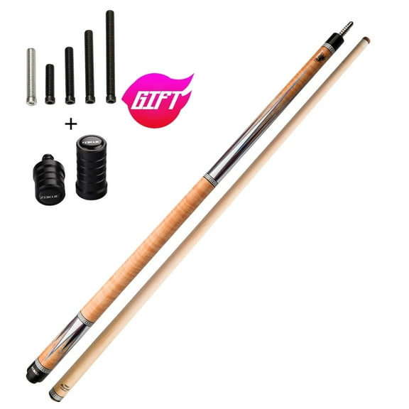 ZOKUE Carom Stick Professional Carom Billiard Cue Korean 3 Cushion Billiard Cue Carom Taper 12mm Tip 142 cm Libre Cue with Case