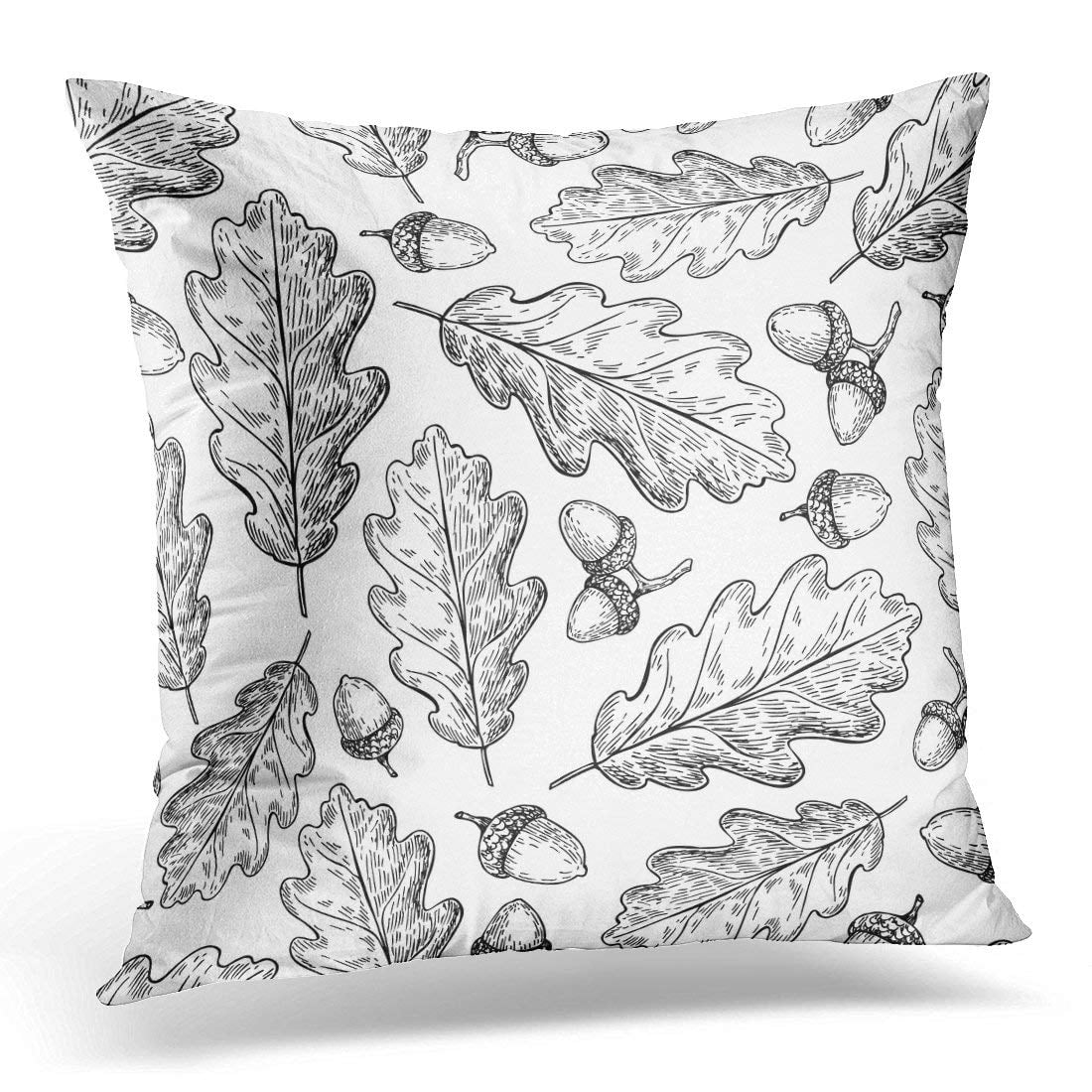 black pattern cushion