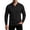 (New28)Black, variant on Thousandth Men's Waffle Long Sleeve Shirt Classic Collared Pullover Casual Breathable Shirts for Golf, Hiking and Active Days