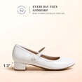 thumbnail image 3 of DREAM PAIRS Women's Mary Jane Chunky Low Heels Comfortable Slip on Dress Shoes for Women Closed Round Toe Casual Cute Work Pumps Flats Shoes, 3 of 8