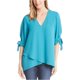 thumbnail image 2 of Blusa de Manga larga Karen Kane con lazo cruzado para mujer verde XL, 2 of 2