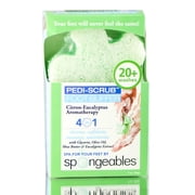 Spongeables Pedi-Scrub Sponge - Citron Eucalyptus