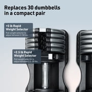 Set of Two NordicTrack 55 lb. Adjustable Dumbbells