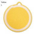 thumbnail image 3 of CAROOTU Colorful Cotton Rope Coasters Heat Insulation Placemats Simple Style Kitchen Accessories for Home Restaurant, 3 of 6