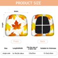 thumbnail image 3 of Fall Leaves Seat Covers for Dining Room Chairs Set Of 6,Stretch Printed Washable Chair Seat Cover with Elastic Ties and Button,Removable Waterproof Couch Cushion Covers, 3 of 6