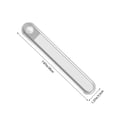 thumbnail image 3 of Luz nocturna con sensor de movimiento LED para dormitorio | Lámpara de armario magnética recargable | Alimentado por USB | Iluminación de pared inalámbrica delgada | Protección ocular | Gris | 7.87, 3 of 8