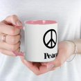 thumbnail image 5 of CafePress - Peace, Love, Doodles - 11 oz Ceramic Mug - Novelty Coffee Tea Cup, 5 of 6