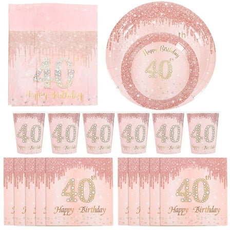 GOOHOCHY  Birthday Plates and Napkins Party Supplies Theme Set