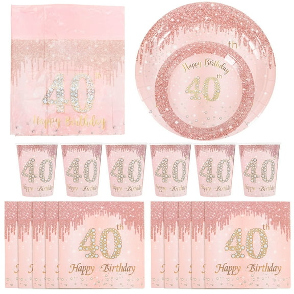 GOOHOCHY  Birthday Plates and Napkins Party Supplies Theme Set