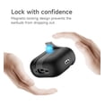 thumbnail image 4 of Suritch for Airpods 4 Case, Magnetic Cases with Cleaner Kit and Hanging Lanyard, Stylish Shockproof Rugged Protective Cover, Black, 4 of 8