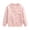 Pink, variant on Coerni Girls Button Up Sweaters Polka Dot Crewneck Knit Outerwear Spring Fall Cute Preppy Cardigan Sweaters 1-12 Years