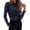 Blue, variant on Mesh Long Sleeve Tops for Women Lace Sheer Tight See Through Crew Neck Spring Fall 2026 Party Club Outfits