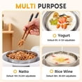 thumbnail image 3 of 36 Hour Yogurt Maker, Yogurt Machine with Adjustable Temperature and Time Control, Yogurt Maker Automatic Digital Yoghurt Maker Machine, Lcd Display With Constant Temperature (With 5 Cups), 3 of 10