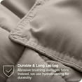 thumbnail image 4 of Bare Home Goose Down Alternative Comforter Set - 3 Piece Set - Full/Double, Khaki, 4 of 7
