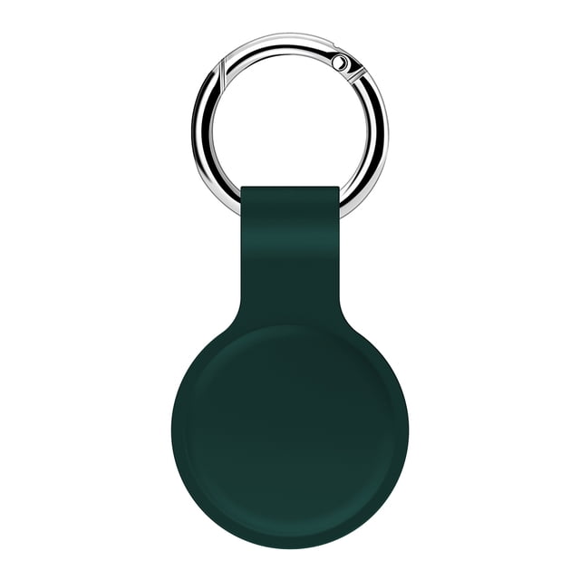 Sywqhk Funda protectora de silicona para Apple Airtags Locator Cover Case (Verde)