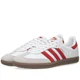 thumbnail image 3 of US:11 Adi-das Originals Men's Iconic SAMBA OG SNEAKERS RED/WHITE RARE LAST1, 3 of 6
