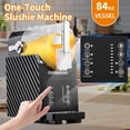 thumbnail image 4 of Professional Slushie Maker 84oz - 3-in-1 Frozen Drink Machine with Auto Clean & LED Touch Panel - Commercial Grade for Margaritas, Smoothies, Frappes at Home or Business, 4 of 8