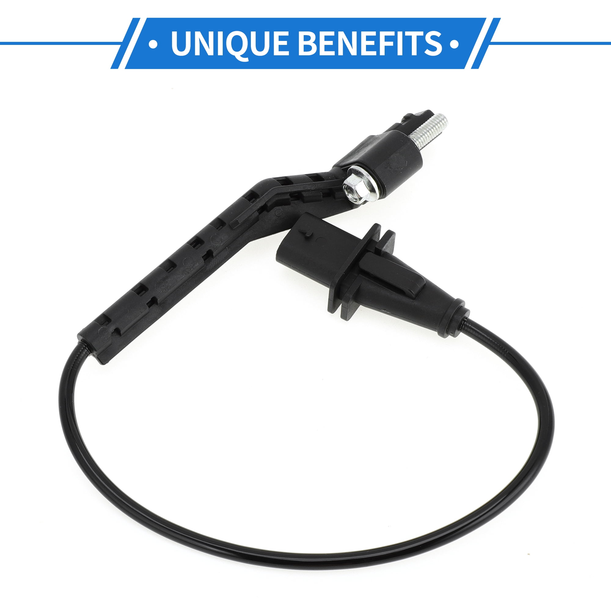 Unique Bargains 1 Pc Crankshaft Position Sensor for Chevy Colorado 2.8 Diesel 16-22 Sturdy Metal Plastic Black Engine Crank CKP Sensor