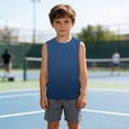 thumbnail image 2 of AWZXDE Casual Tops Solid Summer Loose Comfortable Tank Top Vest for Kids, 2 of 3