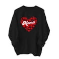 thumbnail image 4 of Penkiiy Mama Sweatshirt Long Sleeve Cheer Mom Shirt for Baseball Football Soccer Baketball Dance Sport Pullover Top M Black, 4 of 7