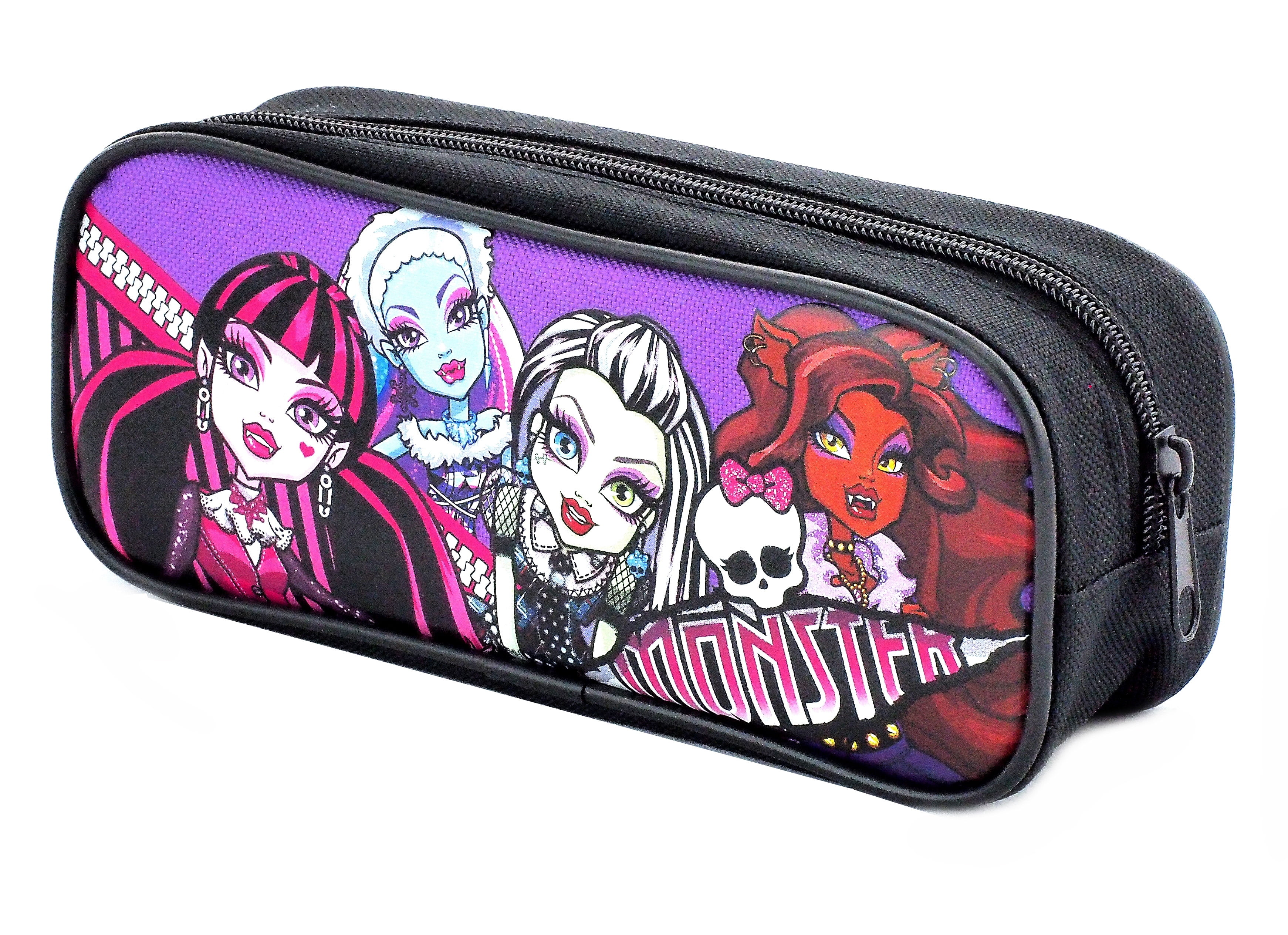 Monster High Single Zipper Purple Pencil Case