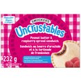 thumbnail image 1 of Smucker's Uncrustables Peanut Butter & Raspberry Spread Sandwich, Frozen, 58g, Pack of 4, 1 of 9