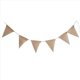 thumbnail image 1 of 3.7M Rustic Jute Hessian Burlap Lace Bunting Shabby Chic Banner, 1 of 5