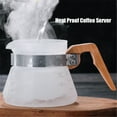 thumbnail image 3 of Yeacher Coffee Server 600ml Glass Coffee Carafe Coffee Pot Coffee Server Kettle Coffee Maker Teapot, 3 of 7