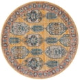 thumbnail image 2 of Rugs.com Lola Collection Rug – 7 Ft Round Yellow Medium Rug Perfect For Kitchens, Dining Rooms, 2 of 9