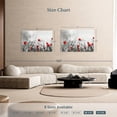 thumbnail image 4 of Elephant Stock Blooming Red Poppies Pop Wall Art - Horizontal Canvas Wall Art - Living Room Wall Decor - Floral And Botanical Canvas - Red And Gray Decor - 51" x 34", 4 of 8