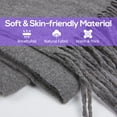 thumbnail image 3 of USB Rechargeable Heated Scarf Electric Heating Scarf with Neck Heating Pad Washable Shawl Soft Warm Neck Christmas Gift for Women Men, 3 of 7