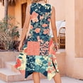 thumbnail image 4 of Vetsdori Womens Sleeveless Midi Dresses Graphic Tank Slip Dress Summer Sundress Beach Holiday,Vacation Crew Neck Dress for Junior, 4 of 5
