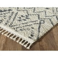 thumbnail image 4 of Abani Willow 5'3"W x 7'6"D WIL100A Moroccan Tribal Print Black and Ivory Rug, 4 of 7