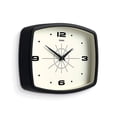 thumbnail image 2 of Reloj de pared JONES CLOCKS® Movie Retro 25,5 x 19,5 cm negro, 2 of 7