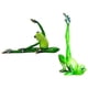 thumbnail image 1 of Figuras de ranas de resina,Figuras de ranas de yoga sentadas,Decoración del portátil,Artesanía de decoración de rana 3D,Miniaturas de decoración de escritorio, de salpicadero de Macarena Figuras de ranas de resina, 1 of 8