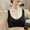 Black, variant on Tbopshirt Bras for Women,Women's Bra Wire Free Underwear OnePiece Bra Everyday Underwear Bras