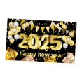 thumbnail image 3 of Banner de Feliz Año Nuevo, telón de fondo de Nochevieja, suministros de decoración, fotomatón colorido Estilo D, 3 of 9